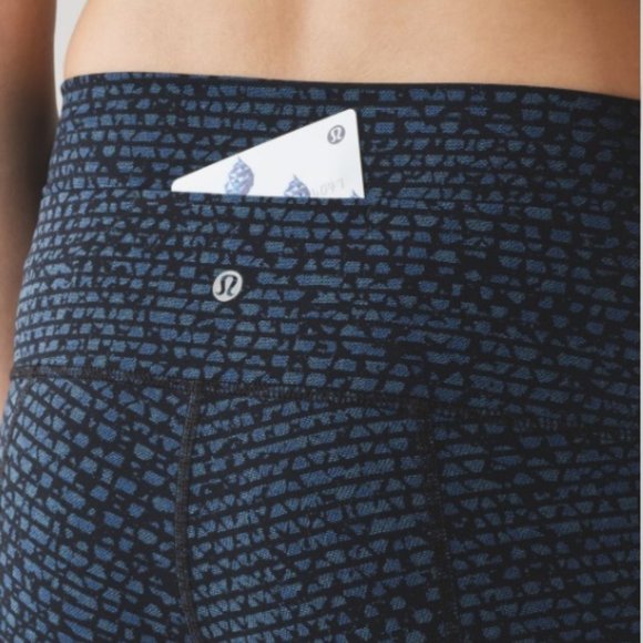 Lululemon Wunder Short 2" (Full-On Luxtreme) Shatter Weave Desert Teal Alberta L - Picture 15 of 15